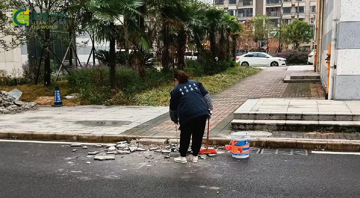 二鋪安置房日常清潔展示
